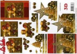 Kerzen rot-gold - Le Suh 777090